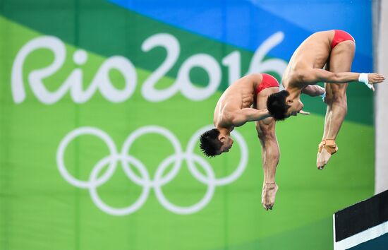 2016 Summer Olympics. Synchronized diving. Men. 10m platform