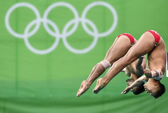 2016 Summer Olympics. Synchronized diving. Men. 10m platform