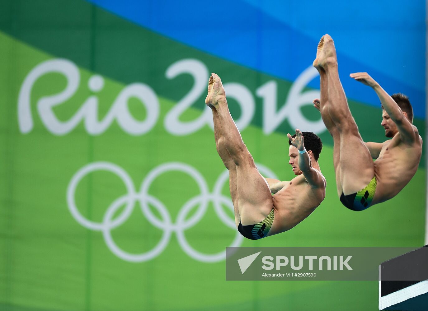 2016 Summer Olympics. Synchronized diving. Men. 10m platform