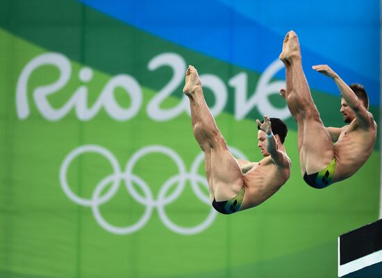 2016 Summer Olympics. Synchronized diving. Men. 10m platform