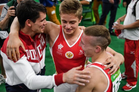 2016 Summer Olympics. Artistic gymnastics. All-around competition