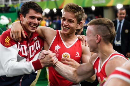 2016 Summer Olympics. Artistic gymnastics. All-around competition