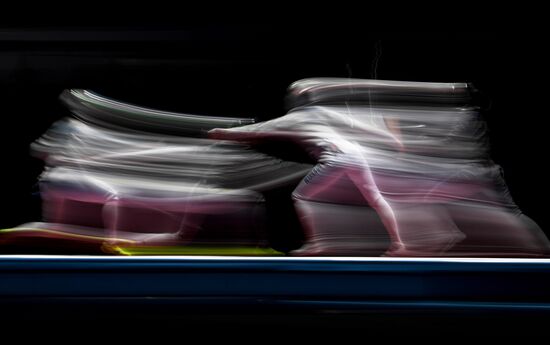 2016 Summer Olympics. Fencing. Women's saber