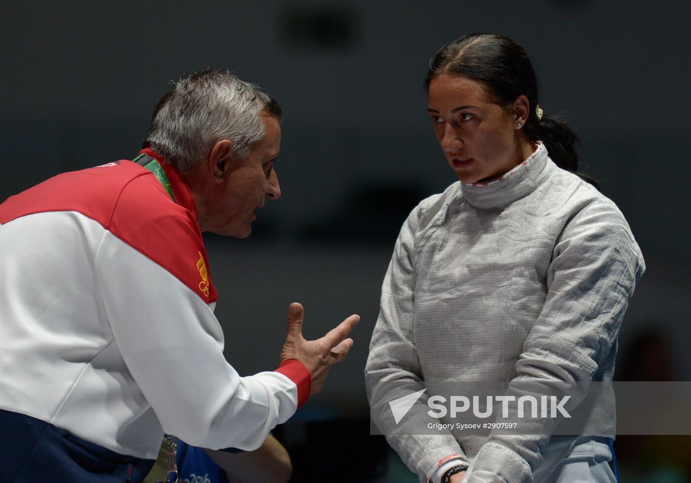 2016 Summer Olympics. Fencing. Women's saber