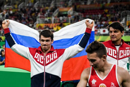 2016 Summer Olympics. Artistic gymnastics. All-around competition