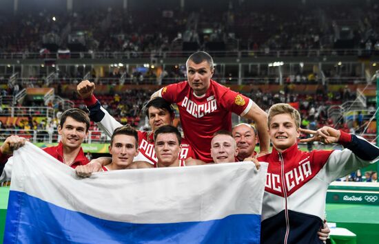 2016 Summer Olympics. Artistic gymnastics. All-around competition