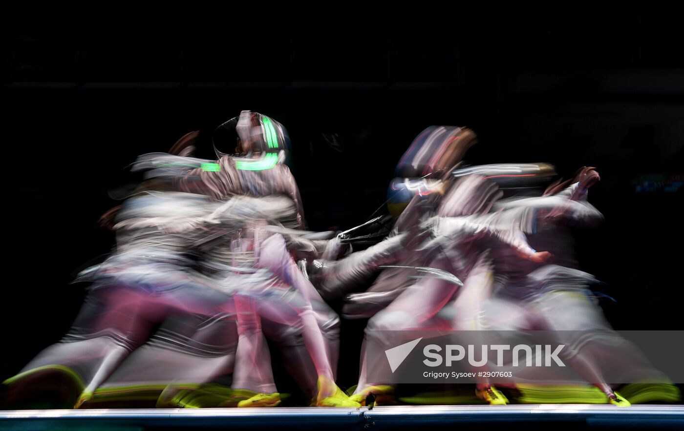 2016 Summer Olympics. Fencing. Women's saber