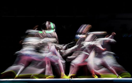 2016 Summer Olympics. Fencing. Women's saber