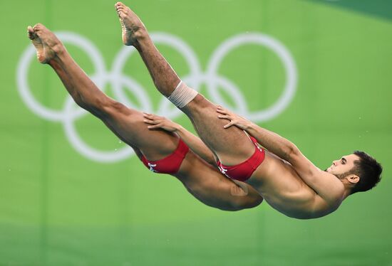 2016 Summer Olympics. Synchronized diving. Men. 10m platform