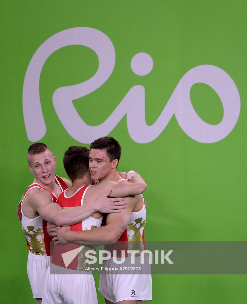 Olympics 2016. Artistic gymnastics. Men. All-around competition