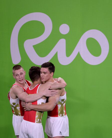 Olympics 2016. Artistic gymnastics. Men. All-around competition
