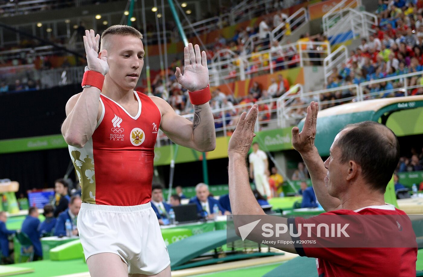 Olympics 2016. Artistic gymnastics. Men. All-around competition