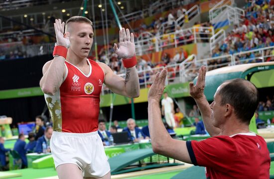 Olympics 2016. Artistic gymnastics. Men. All-around competition