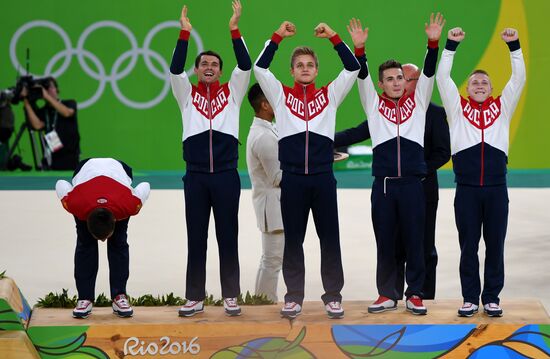 Olympics 2016. Artistic gymnastics. Men. All-around competition