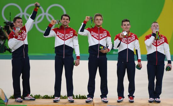 Olympics 2016. Artistic gymnastics. Men. All-around competition