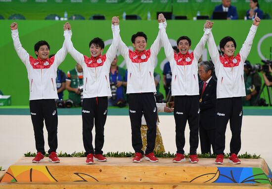 Olympics 2016. Artistic gymnastics. Men. All-around competition