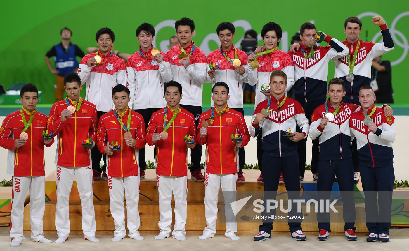 Olympics 2016. Artistic gymnastics. Men. All-around competition