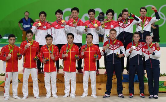 Olympics 2016. Artistic gymnastics. Men. All-around competition