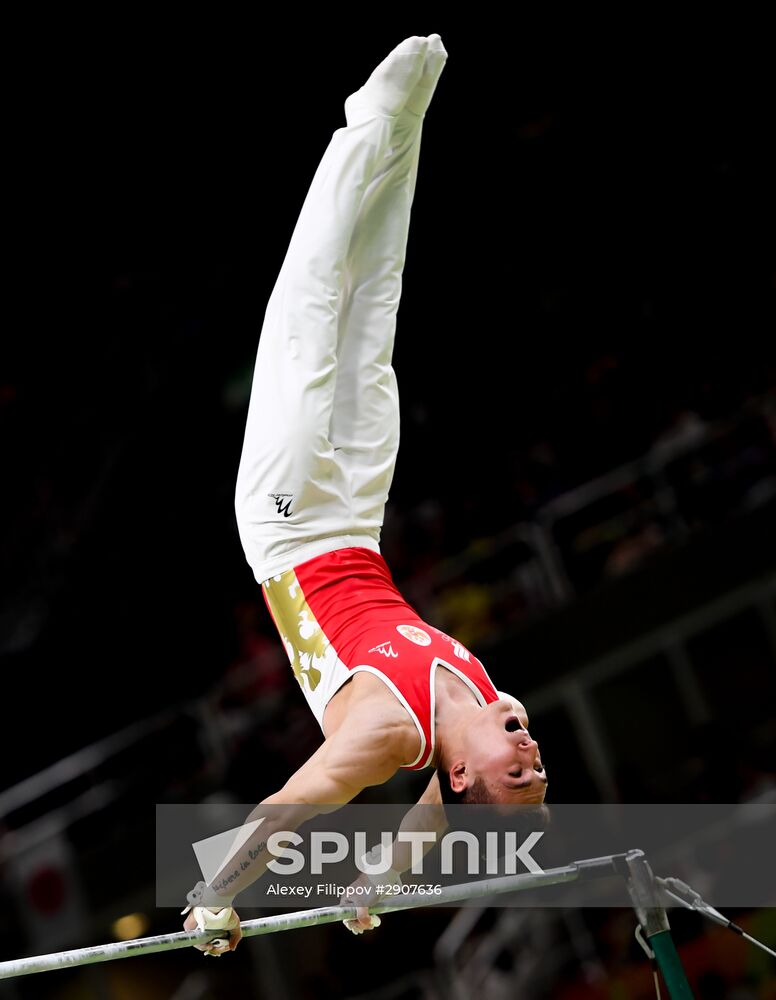 Olympics 2016. Artistic gymnastics. Men. All-around competition