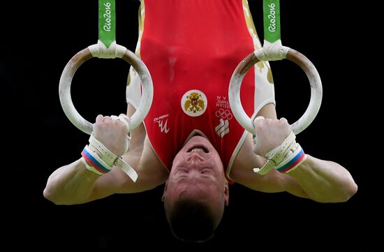 Olympics 2016. Artistic gymnastics. Men. All-around competition
