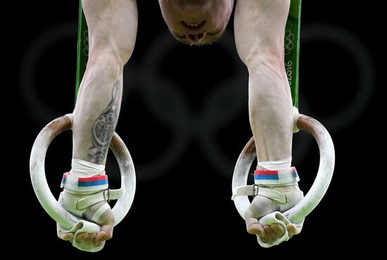 Olympics 2016. Artistic gymnastics. Men. All-around competition