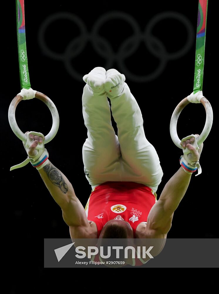 2016 Summer Olympics. Artistic gymnastics. All-around competition
