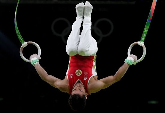 2016 Summer Olympics. Artistic gymnastics. All-around competition