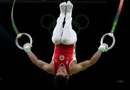 2016 Summer Olympics. Artistic gymnastics. All-around competition