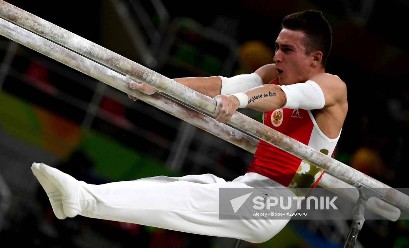 2016 Summer Olympics. Artistic gymnastics. All-around competition