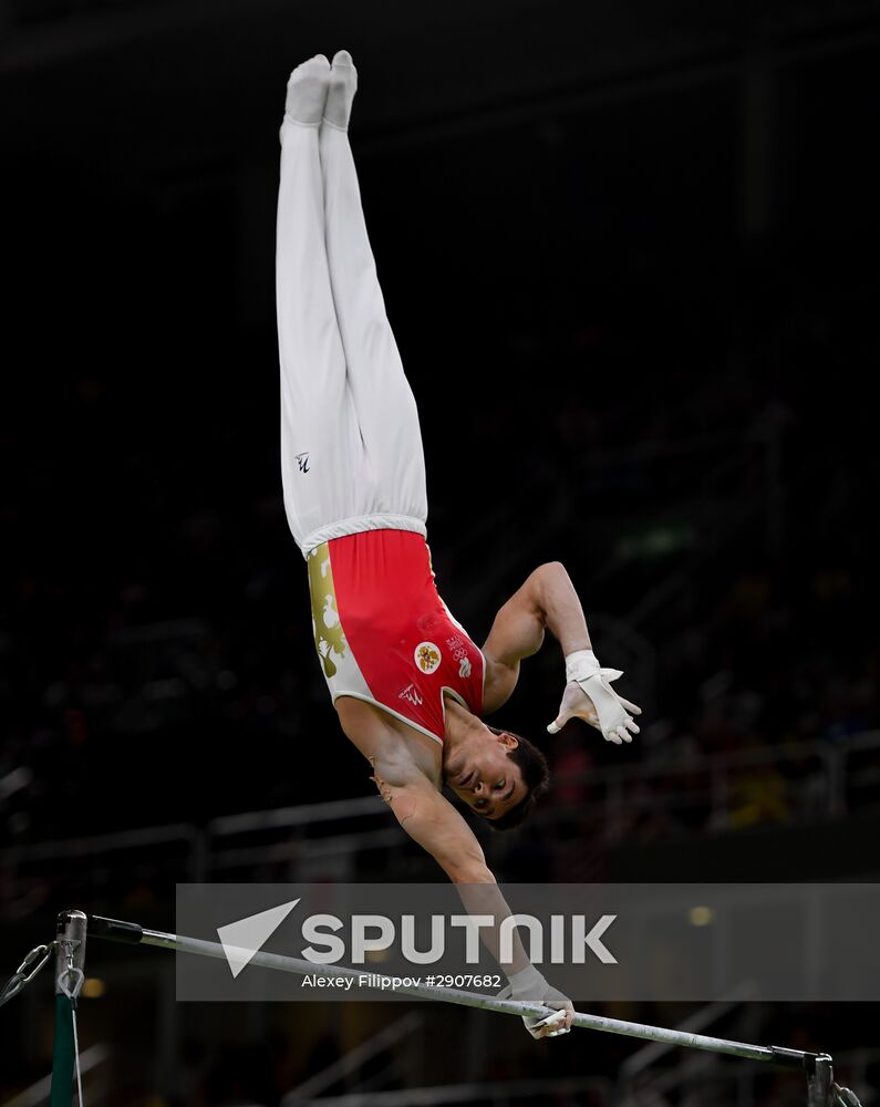 2016 Summer Olympics. Artistic gymnastics. All-around competition