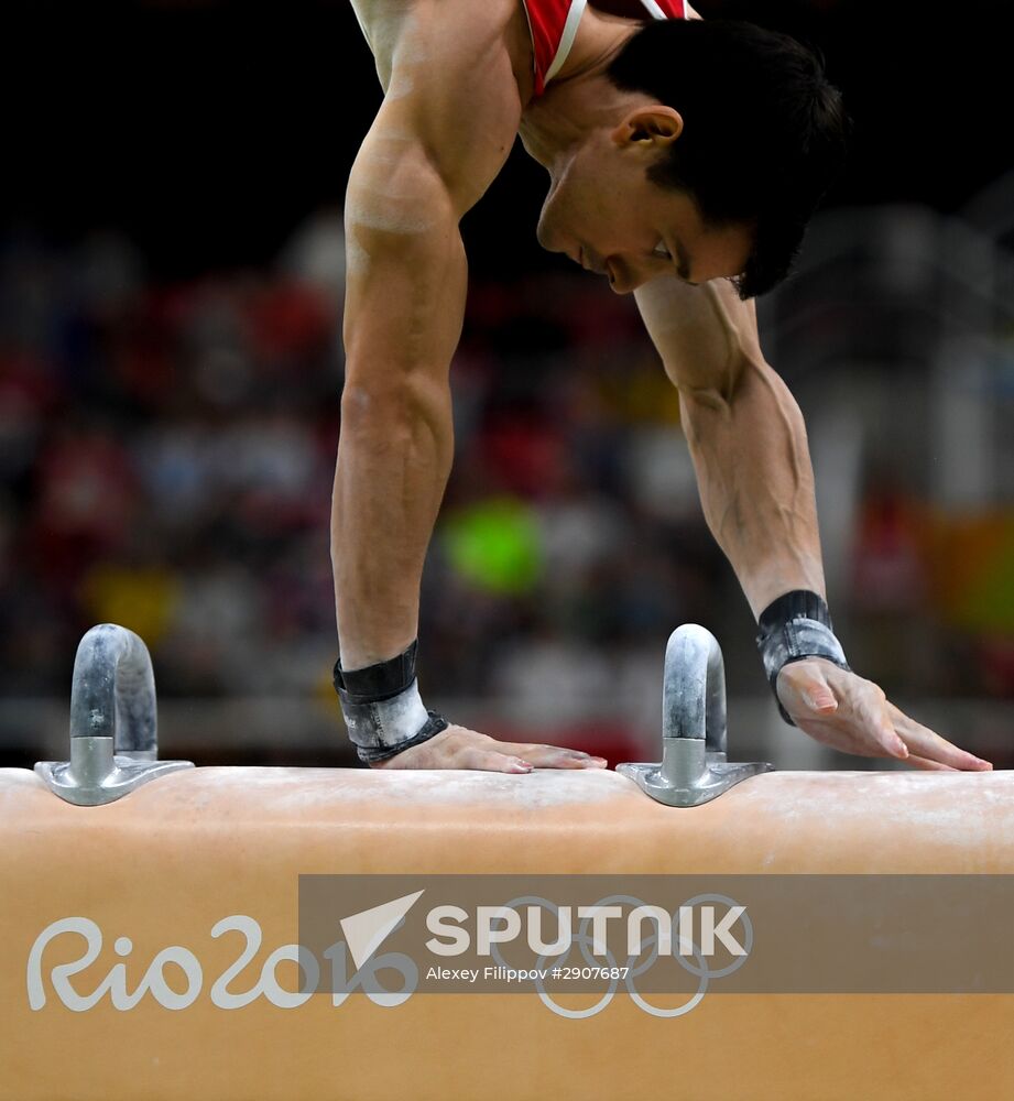 2016 Summer Olympics. Artistic gymnastics. All-around competition