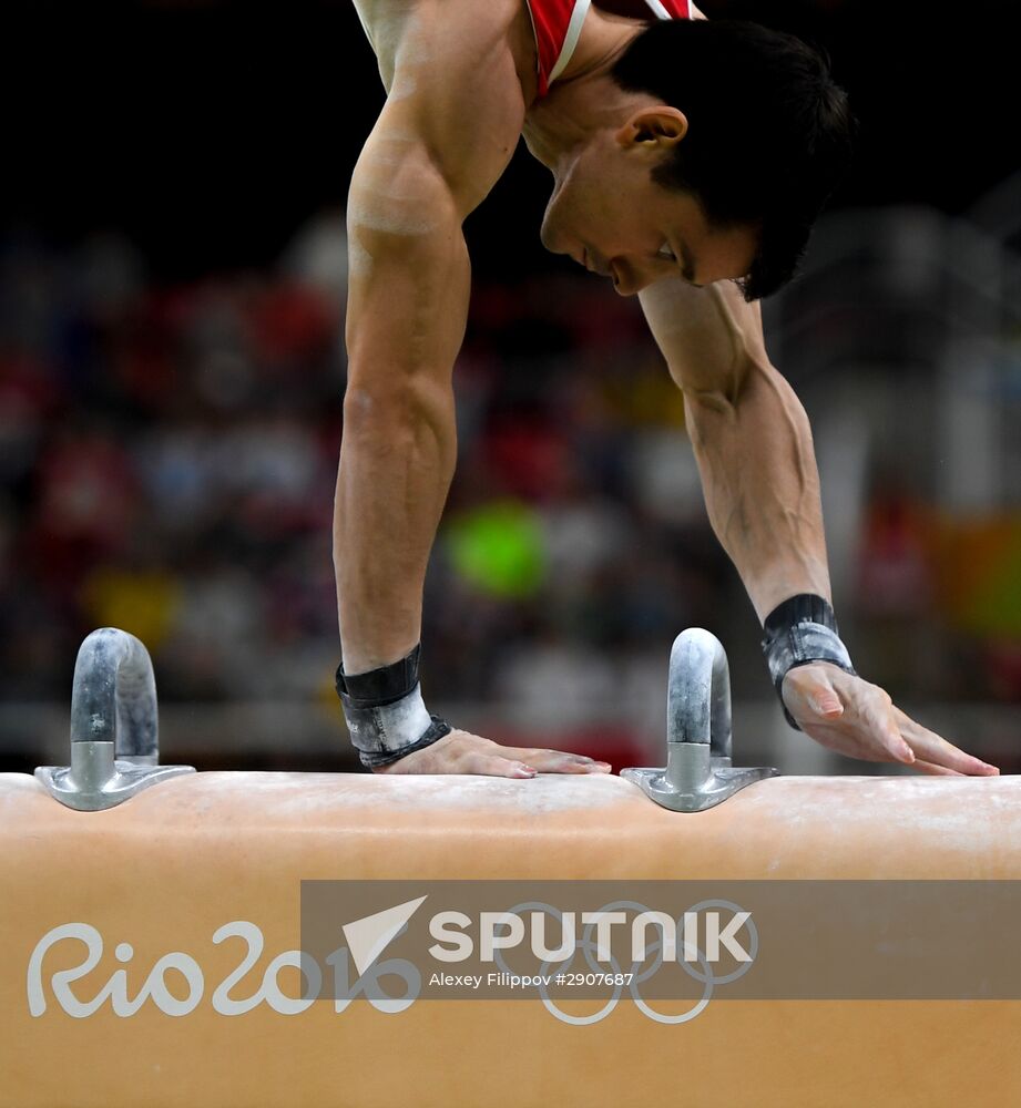 2016 Summer Olympics. Artistic gymnastics. All-around competition