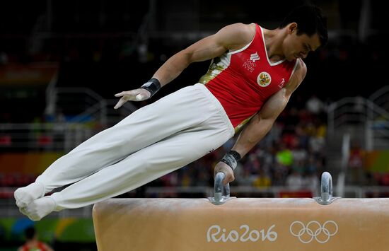 2016 Summer Olympics. Artistic gymnastics. All-around competition