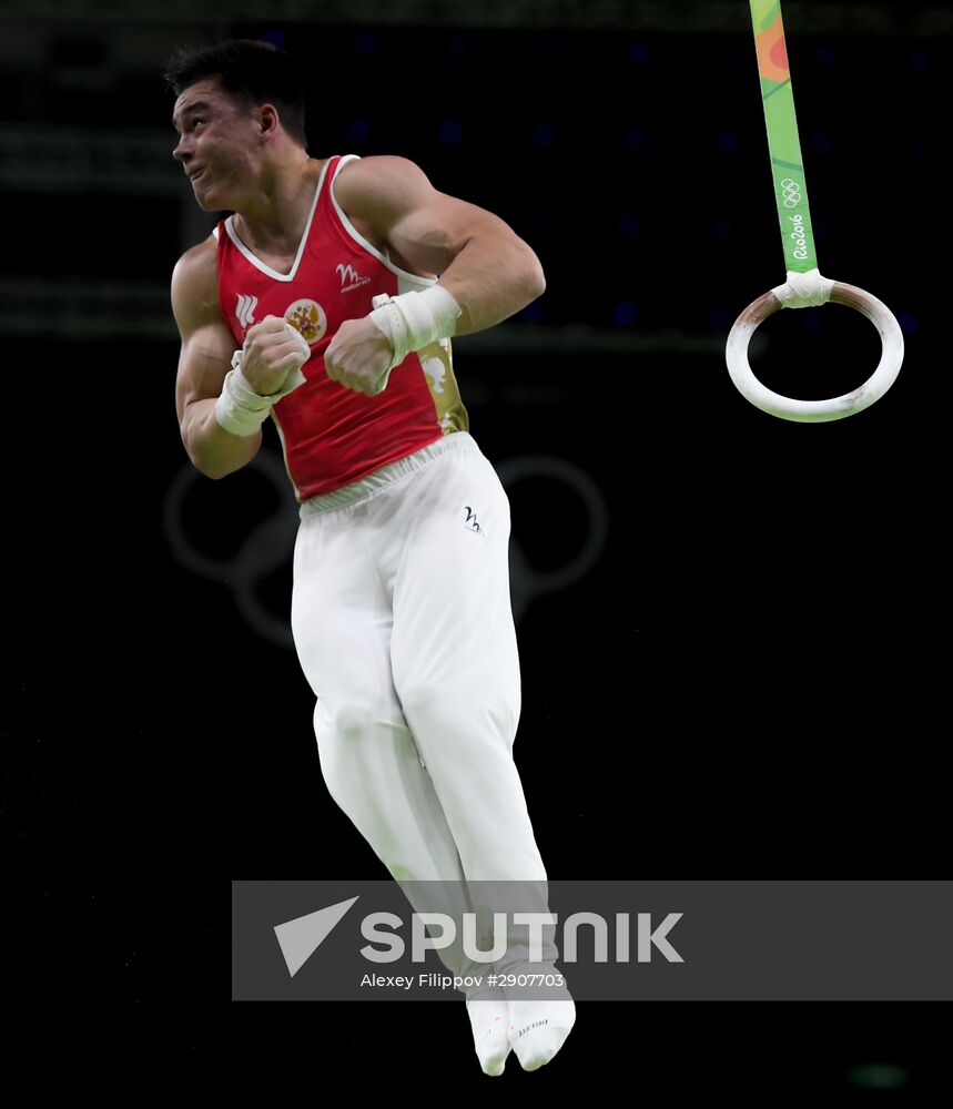 2016 Summer Olympics. Artistic gymnastics. All-around competition