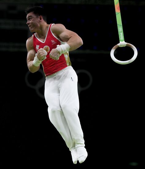 2016 Summer Olympics. Artistic gymnastics. All-around competition