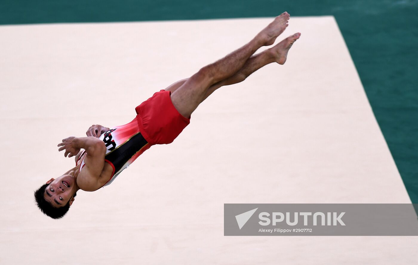 2016 Summer Olympics. Artistic gymnastics. All-around competition