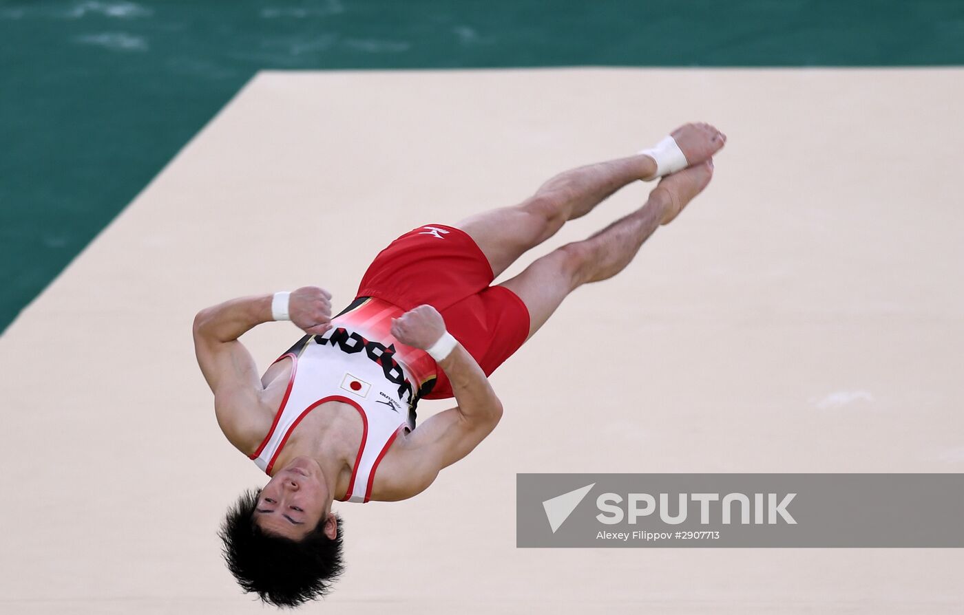 2016 Summer Olympics. Artistic gymnastics. All-around competition