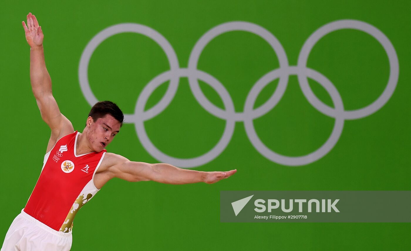 2016 Summer Olympics. Artistic gymnastics. All-around competition