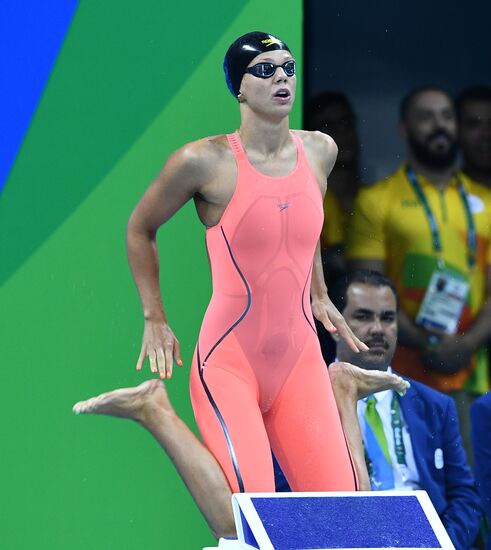 2016 Summer Olympics in Rio de Janeiro. Swimming. Day Three