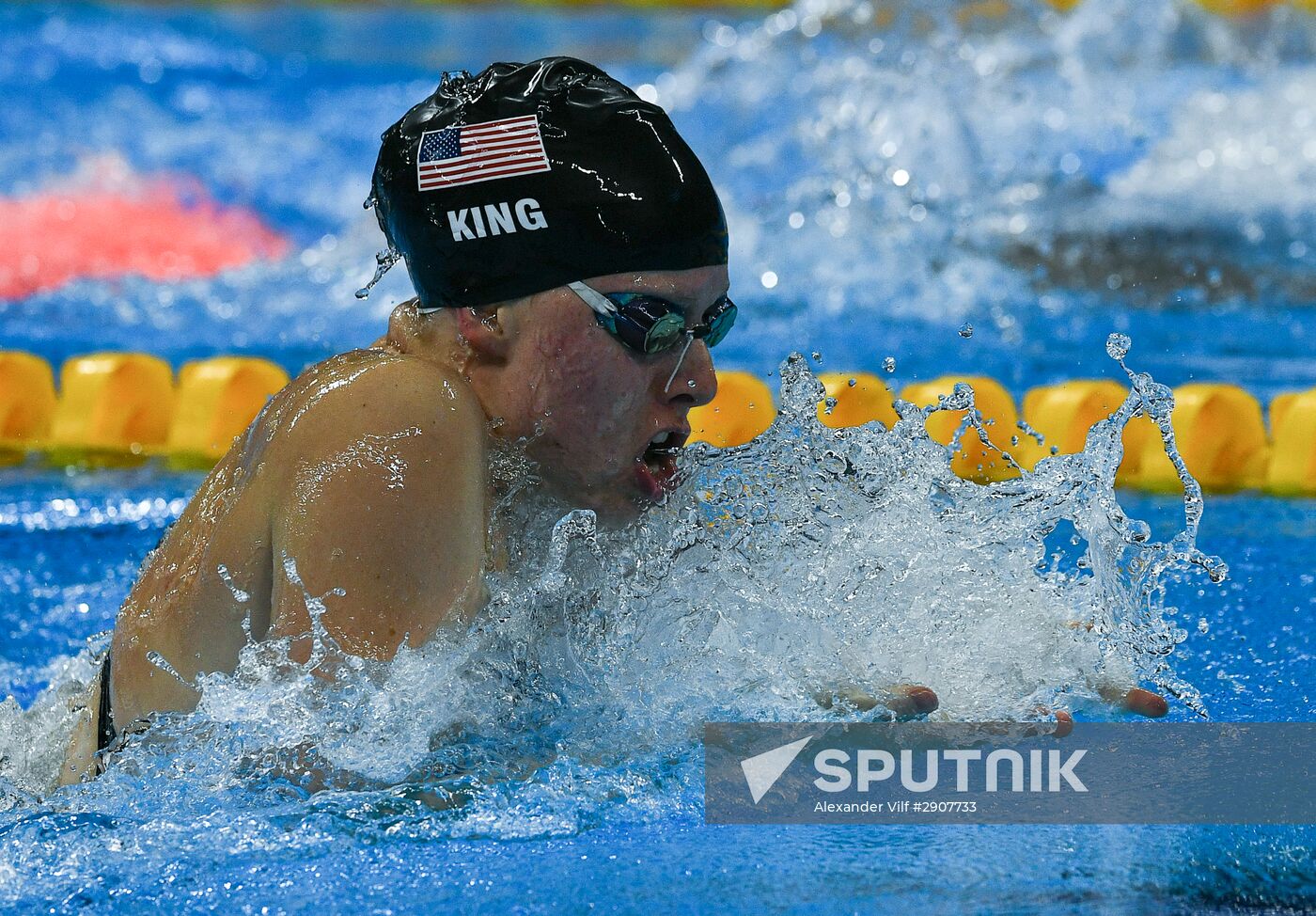 2016 Summer Olympics in Rio de Janeiro. Swimming. Day Three