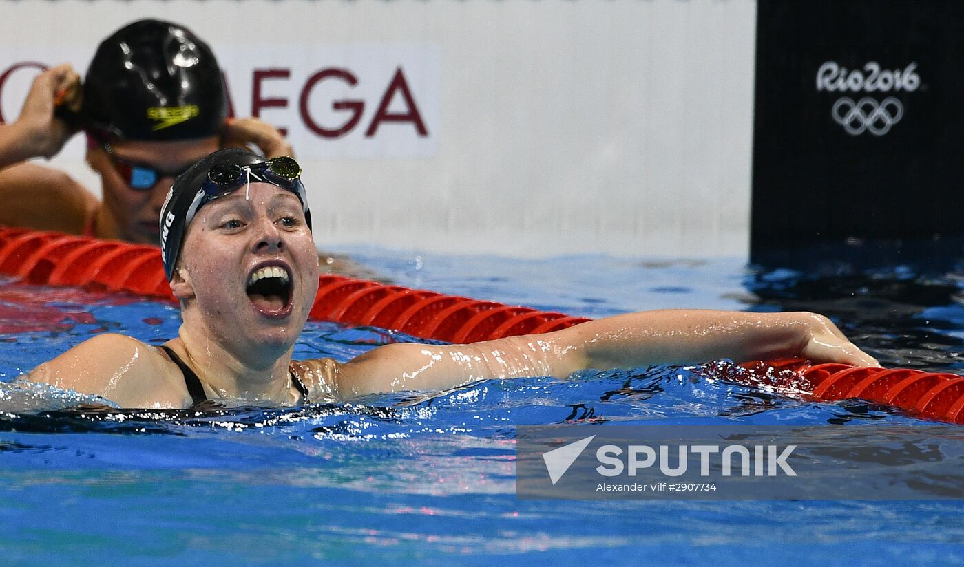 2016 Summer Olympics in Rio de Janeiro. Swimming. Day Three