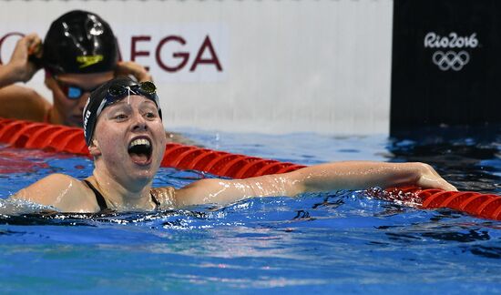 2016 Summer Olympics in Rio de Janeiro. Swimming. Day Three