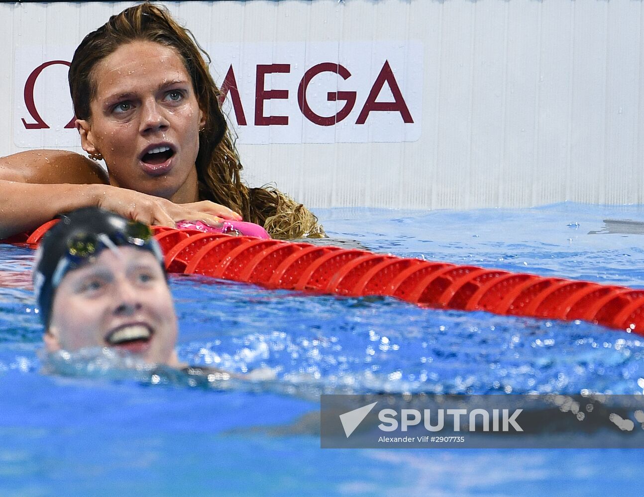 2016 Summer Olympics in Rio de Janeiro. Swimming. Day Three