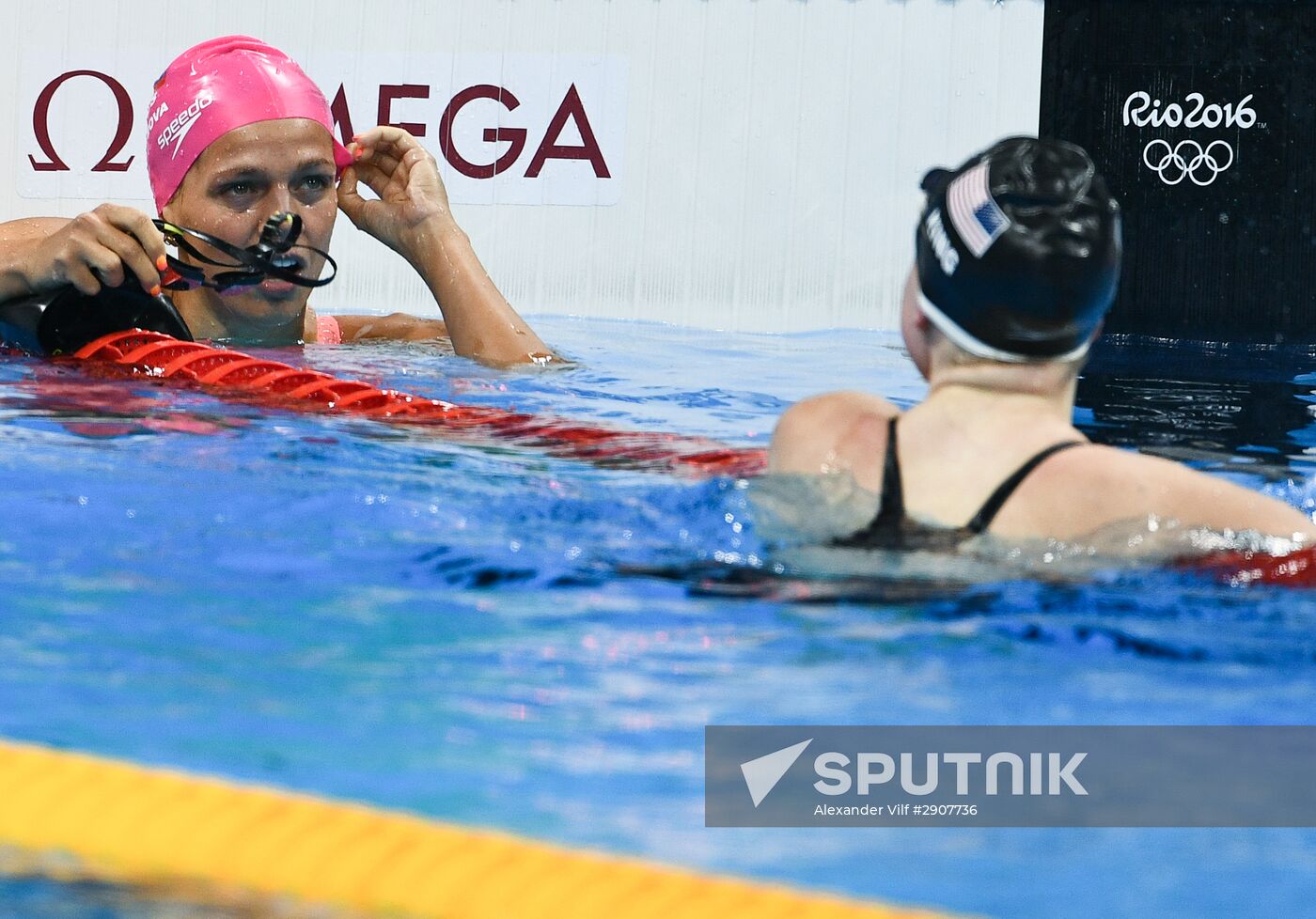 2016 Summer Olympics in Rio de Janeiro. Swimming. Day Three
