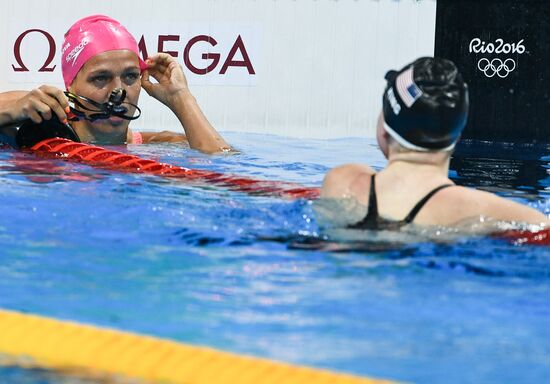 2016 Summer Olympics in Rio de Janeiro. Swimming. Day Three
