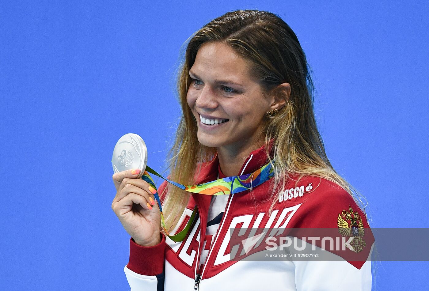 2016 Summer Olympics in Rio de Janeiro. Swimming. Day Three
