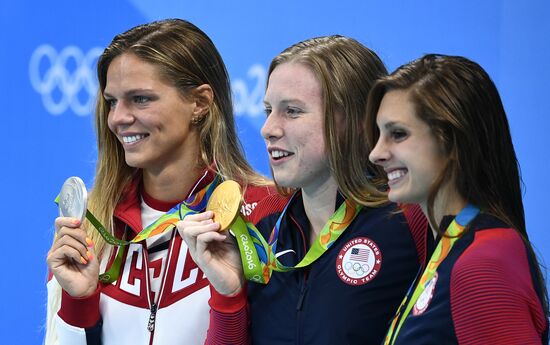 2016 Summer Olympics in Rio de Janeiro. Swimming. Day Three