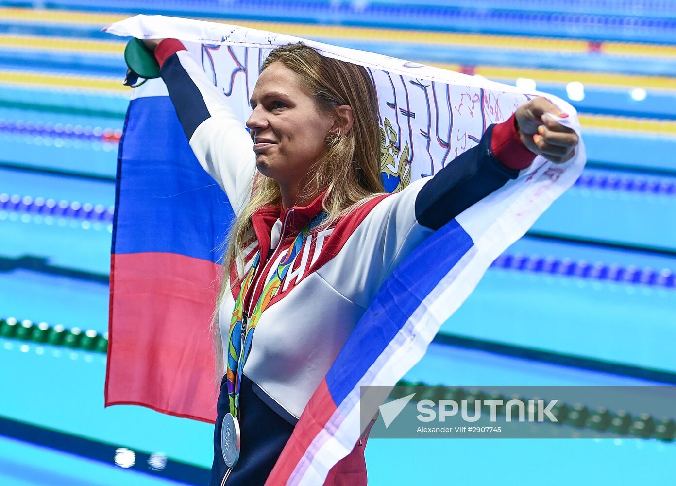 2016 Summer Olympics in Rio de Janeiro. Swimming. Day Three