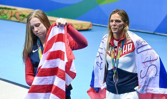 2016 Summer Olympics in Rio de Janeiro. Swimming. Day Three