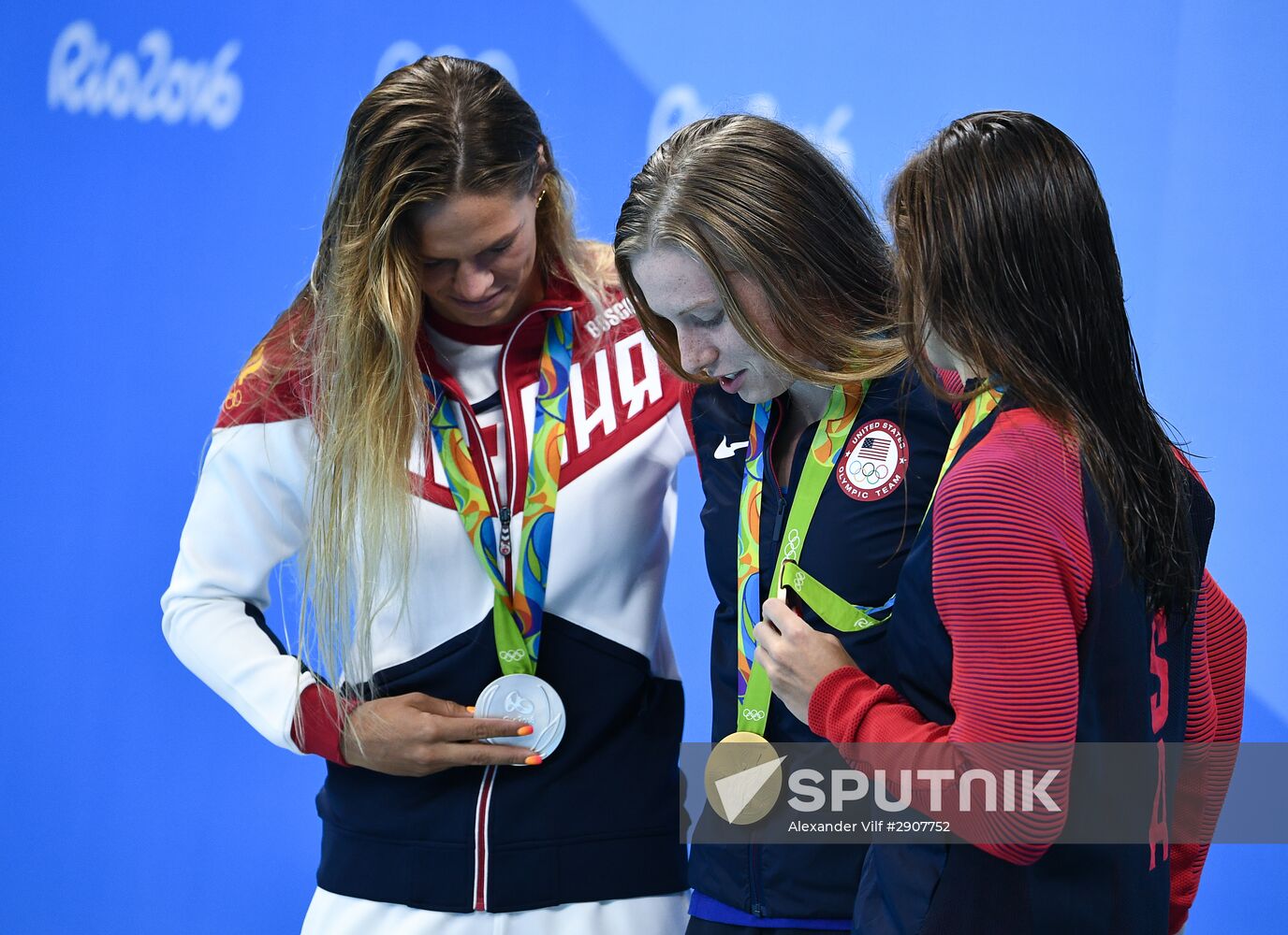 2016 Summer Olympics in Rio de Janeiro. Swimming. Day Three